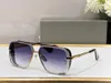 AN DITA GG Designer-Sonnenbrille MACH SIX mit Screen-Net-UV400-Schutzgläsern, quadratisch geschnittenem Design, Schwarzgold, UV400-Retro-Brille, mit Originaletui und Tasche