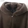 Kvinnors päls faux päls plus storlek kvinnor faux päls kappa högkvalitativ vinter varm imitation mink plysch ytterkläder mode casual mamma kort päls jacka231109