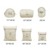 Laundry Bags 6 pcs/set Laundry Bags Beige Polyester Mesh Wash Bag Set Dirty Clothes Lingerie Bra Bag for Washing Machine 231109