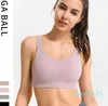 Yoga Summer New Women's Vest With Chest Pad Sports Fitness Yogas Sports Running Beautiful Back Round Neck Cross Women