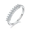 Anelli a grappolo BOEYCJR 925 Argento D Colore VVS1 1ct Totale 3x1.5mm Pera Moissanite Fedi nuziali per le donne Regalo