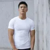 T-shirts pour hommes T-shirt de course à séchage rapide Fitness Tight T-shirts à manches courtes Hommes Compression Sport Shirt Gym Tops