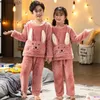 Pyjamas Nouveaux vêtements pour enfants Pyjamas en peluche de bande dessinée pour filles garçons Pyjamas pour enfants costume bébé filles vêtements Halloween Pyjamas enfants PijamasL231109