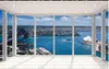 Tapeten Sydney Opera House Boden Balkon Landschaft Wohnzimmer TV Hintergrund Schlafzimmer 3D PO Wallpaper