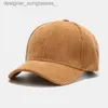 Cappelli a tesa larga Primavera Autunno Velluto a coste Baseball C Cappello da baseball vintage unisex per donna Uomo C Outdoor regolabile Hip Hop Sport Baseball CL231109