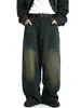 Jeans pour hommes REDDACHiC grande taille vert lavage patineur hommes Baggy Jeans ajuster-taille 90 s Vintage Y2k pantalon large pantalon Hip Hop pantalon de travail décontracté 231109