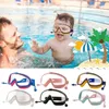 Goggles Outdoor Anti-fog UV Protection Lens Children Swimming Goggles Waterproof Adjustable Silicone Swim Glasses In Pool Earplug 2 In 1 P230408