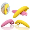 Sex Toy Massager 15.4 cm kvinnors silikon bakgård frukt banan anal plug sm stimulator g-spot gnugga vuxna produkter sexuell onani