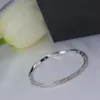 Bracciale in acciaio al titanio con stella a cielo pieno Bracciale in acciaio al titanio avanzato da donna Bracciale in argento artigianale Bracciale con piccoli accessori pieni di diamanti