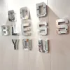 Julekorationer 20 cm Disco Letter Home Decor Wedding Decoration Numbers For House Wall Mirror Decor Room Decor Eesthetic Disco Ball Decoration 231109