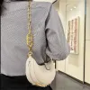 Mode kvinnor handväska lyxiga läderkedja axelväska designers flicka botten bokstäver handväskor vibe ava designer grafi ins tote mini väskor