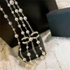 Colliers ras du cou en perles pour femmes, chaînes de luxe, pendentif de luxe, bijoux rétro, cadeaux CCity, 5456