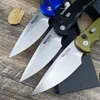 Protech T501 TR -5 Szybki otwarty nóż 3,25 "D2 Plain Blade aluminiowe uchwyty - T501 noże kempingowe noże 34070 920 WTIH PAPIER