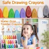 Crayon 24 Colors Wax Crayons for Baby Kids Washable Safe Painting Drawing Tool Pencil for Students School Office Art Supply 231108