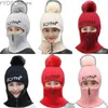 Beanie/Kafatası Kapakları Sıcak Beanie Cap Kış Yetişkin Kadınlar Sıradan Örme Şapka Boyun Isıtıcı Maske Balaclava Fermuar Bisiklet Kafataları Kayak Kafatası Kapağı YQ231108