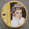 Arts and Crafts British Princess Small Gift Metal Emblem Playing Lucky Gold Coin