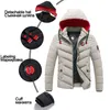 Mens Down Parkas Casacos Casaco Casual Montanhismo Jaqueta de Motocicleta Roupas Inverno Homem Moda Acampamento À Prova de Vento Aquecimento Masculino 231109