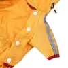 Hundkläder Hing Quality Pet Puppy Cat Glisten Bar Hoody Casual Waterproof Rain Raincoat Jacket kläder XL Produktdroppe