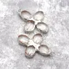 Pendentif Colliers 10pcs en gros Jésus Christian Bijoux faits à la main Soudé Croix Facettes Clear Tin Glass Crystal PM29332