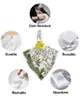 テーブルナプキン4pcs白い勾配花植物鳥の広場50cm結婚式の装飾布のキッチンディナーナプキンを提供する
