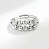 Wedding Rings Korean Open Adjustable Beads Ball Finger For Women Ring Jewelry Valentine's Day GIFT