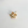 Brincos de abelha e um cravo de coração para Pandora 925 Sterling Silver Wedding Jewelry for Women Girlfriend Gift Love Brincho