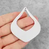 Pendant Necklaces 4PCS Vintage Large Waterdrop/Teardrop Tone Aluminum Alloy Charms Pendants For DIY Necklace Jewelry Findings