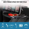 Organizzatore per auto Organizzatore per vano portaoggetti per console centrale per auto per Tesla Model 3 Accessori per modello Y 2021 2022 2023 Dietro il vassoio dello schermo Cruscotto Q231109