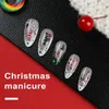 Fałszywe paznokcie świąteczny zestaw do paznokci