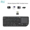 Tastiere Tastiere Mini tastiera wireless da 2,4 GHz Tastiere con TouchPad per Android TV Box/PC/Laptop R231109
