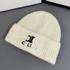 Winter Wool Knitted Beanie Designer Bonnet Men Women Brand Letter Embroidery Skull Caps Inlaid Crystal Outdoor Travel Skiing Sport Fashion Accessories