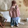 Vestes d'hiver 2023 pour bébés filles, manteau en duvet rose, manches chauve-souris, canard blanc, chaud, fermeture éclair, vêtements d'extérieur, Tendy enfants