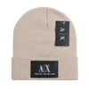 Novo clássico chapéu de lã tecido arco do triunfo feminino designer gorro boné masculino cashmere malha chapéu inverno quente B-17