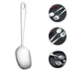 Spoons Colander Stainless Steel Kitchen Utensils Metal Serving Spoon Rice Large Soup