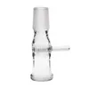 smoking pipes 14mm 18mm Male Female Glass Elev8R Injector Bowl pipe with Glass Screen Handle