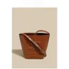 women handbags Ce split messenger bag designer cel Canvas Bucket leather bucket bag Cowhide has a beautiful capacity Bucket Bag Womens Fashion High Capacity Gen G0BS