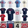 2024 Custom S-4XL BYRON BUXTON JERSEY CARLOS CORREA LUIS ARRAEES JOSE MIRANDA