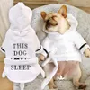 Hondenkleding Schattige hondenpyjama's Puppykleding Zacht Hond Kat Jas Kleding Minihond Chihuahua Franse Bulldog 231109
