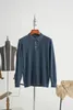 Loro Piano Mens Polos Cashmere Rapel Langel Polo shirts kameel zwart grijs licht blauw