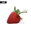 Party Decoration 20st Artificial Strawberry Fake Plastic Fruit For Home Living Room Kitchen Desktop Display Shop Showcase