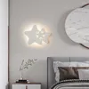 Wandlampe Kinderzimmer Nachttischlampen Persönlichkeit Kreative Sterne Wandbild Modern Minimalistisch Baby Jungen Mädchen Schlafzimmer Licht