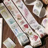 Gift Wrap Vintage Butterfly Specimen Flower Laser Washi Stickers Pack DIY Diary Junk Journal Decor Art Label Sticker Scrapbooking