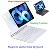 Teclado mágico dobrável para iPad Pro 11 Caso Suspensão magnética Touchpad iPad Air 4 Air 5 Capa