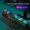 Datorhögtalare Divoom Zealot V18 Färgstark tangentbordshögtalare Hem Desktop Computer Audio Game LED Colorful Lights Esports Bluetooth Högtalare YQ231103