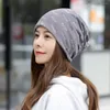 Cycling Caps Headscarf Collar Scarf Cap Head Wrap Turban Beanie Stripe Hat Mooncap Ruffle Cancer