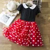 Flickans klänningar rufflar elegant formell bollklänning för flickor barnfest prom klänning tyll tutu prinsessan klänning bröllop klänning sommar frock 3-8y 230408