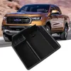 Organizador de carro Suporte de caixa de armazenamento de apoio de braço central para Ford Ranger 2012-2019 2020 2021 Organizador de console central Acessórios de arrumação Q231109