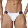 Onderbroek Adannu Men's Triangle Underwear Laser reliëf tailleband modale lage taille sexy AD743