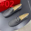 F6/25del lüks adam ayakkabıları klasik moda İtalyan tarzı gerçek deri erkek loafers slip-on erkek deri somunlar iyi kaliteli erkek tasarımcı ayakkabılar