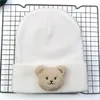 Berretti Bambino adulto Inverno 3D Bambole di peluche creative Aumentano Berretti Cappello con teschio Uomo Donna Outdoor Keepwarm Orso Berretti freddi decorativi Zj14